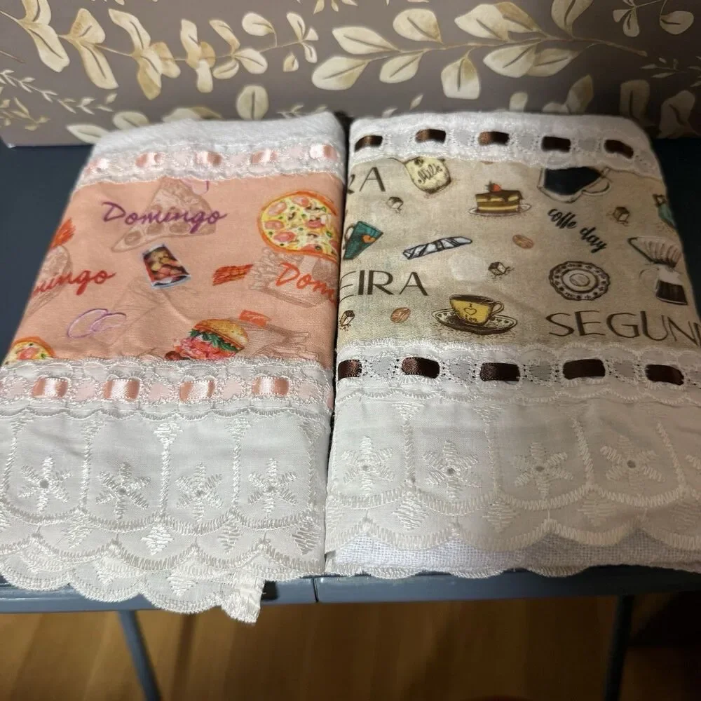 Brazilian Cotton Kitchen Towels Textil H Carvalho Flower Sack Dish Cloth Crafts